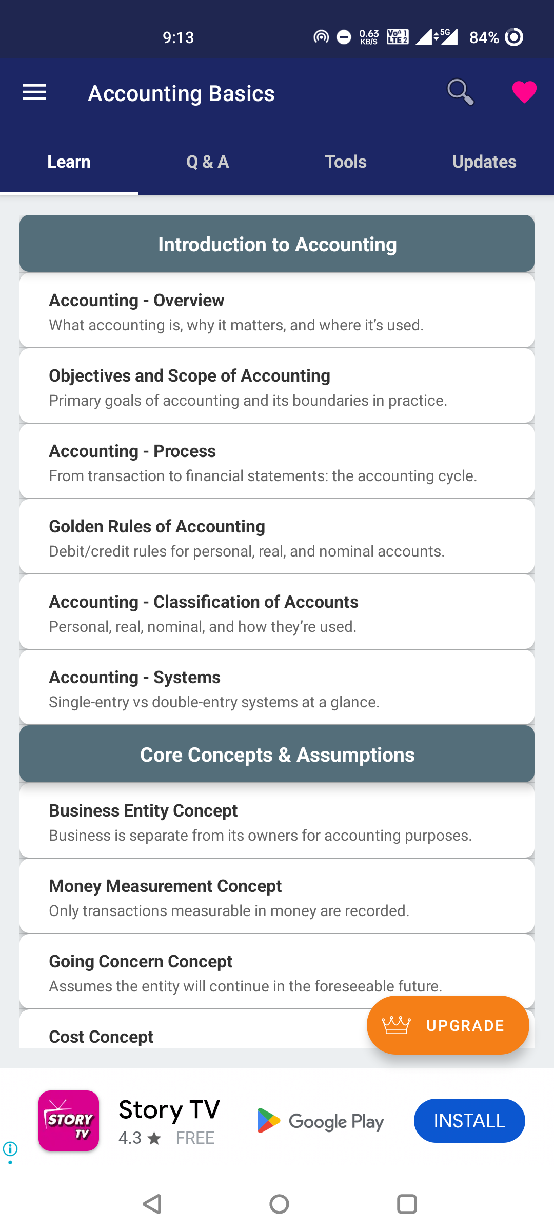 Accounting Basics Screenshot1