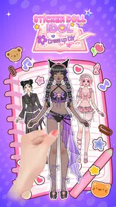 Sticker Doll Idol Dressup DIY Screenshot1
