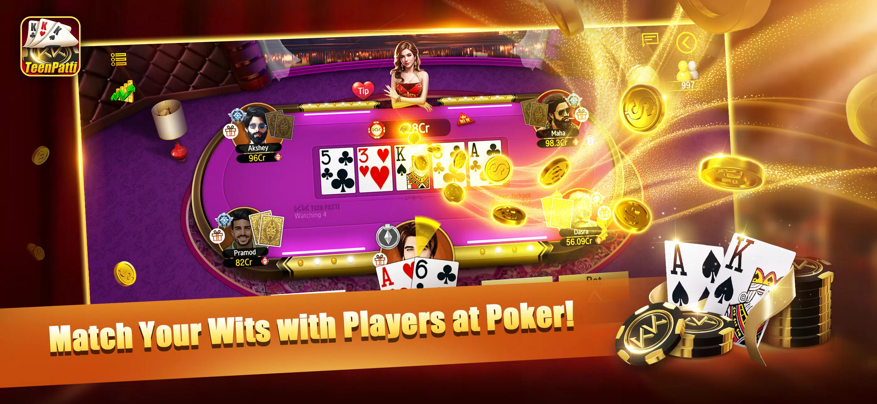 KKTeenPatti Poker, Slots Screenshot3