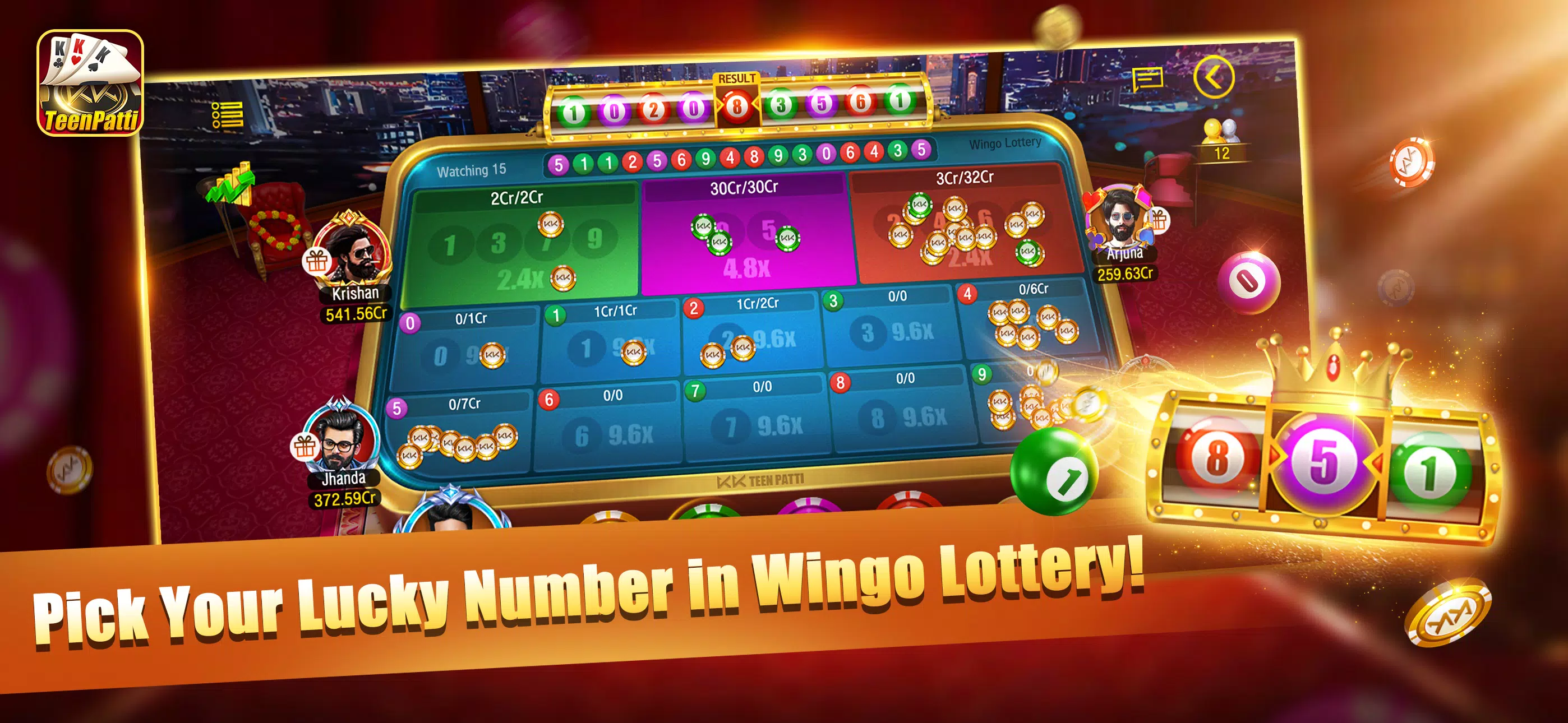 KKTeenPatti Poker, Slots Screenshot1