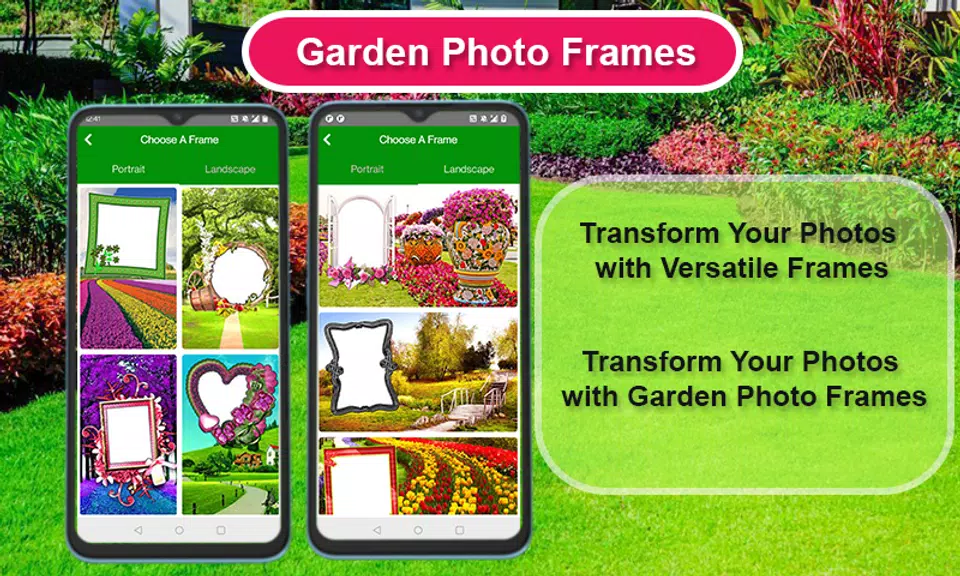Garden Photo Frames & Editor Screenshot1