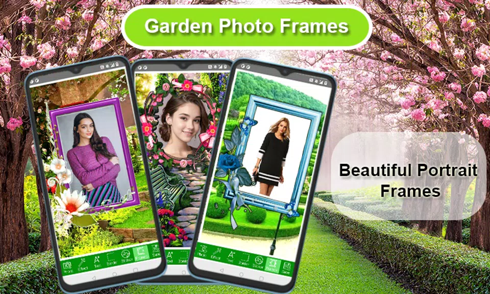 Garden Photo Frames & Editor Screenshot2