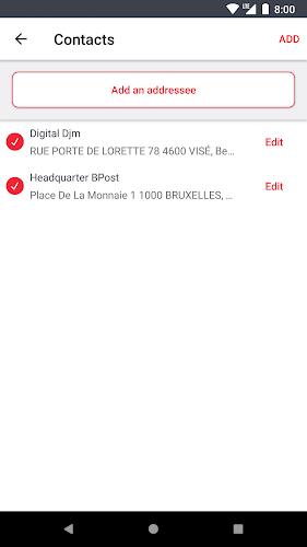 bpost Mobile Postcard Screenshot3