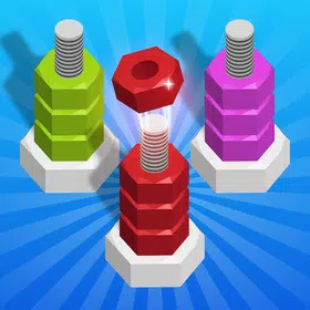 Wood Nuts & Bolts: Colors Sort APK